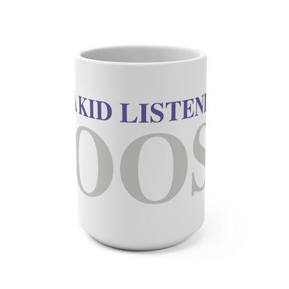Just a kid listening to Goose - Gray & Purple Mug 15oz