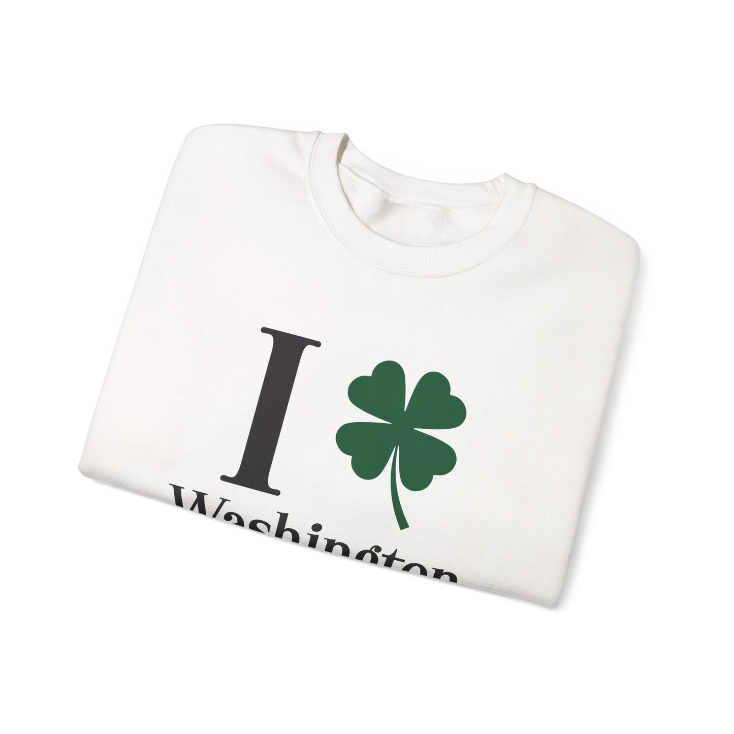 I Clover Washington Unisex Heavy Blend™ Crewneck Sweatshirt