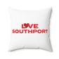 Love Southport Spun Polyester Square Pillow
