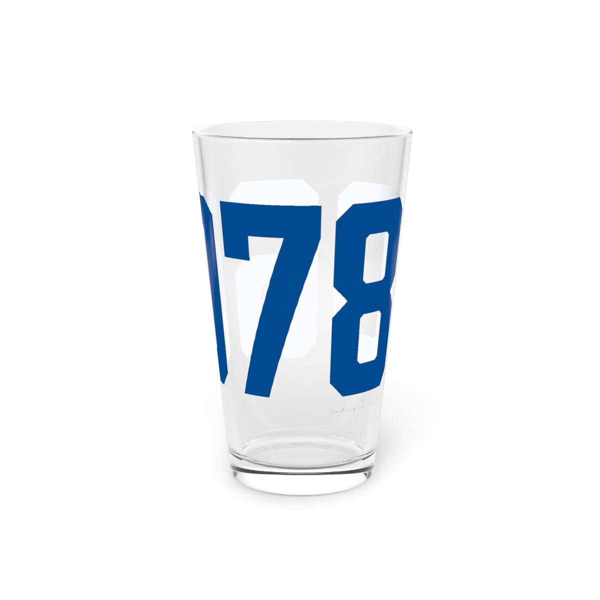06078 Suffield Connecticut Zip Code Pint Glass, 16oz
