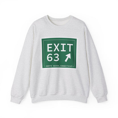 Vintage Exit 63 WCP Sign Unisex Heavy Blend™ Crewneck Sweatshirt