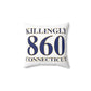 Killingly 860 Connecticut Spun Polyester Square Pillow
