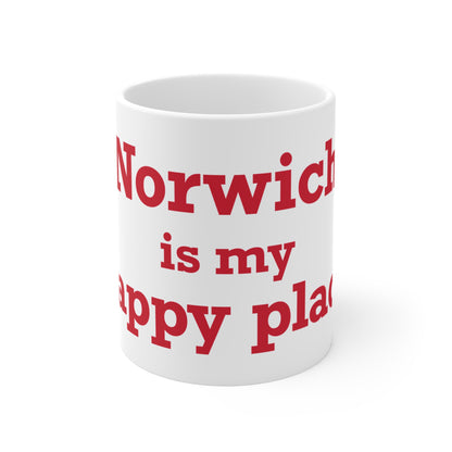 Norwich is My Happy Place Mug 11oz