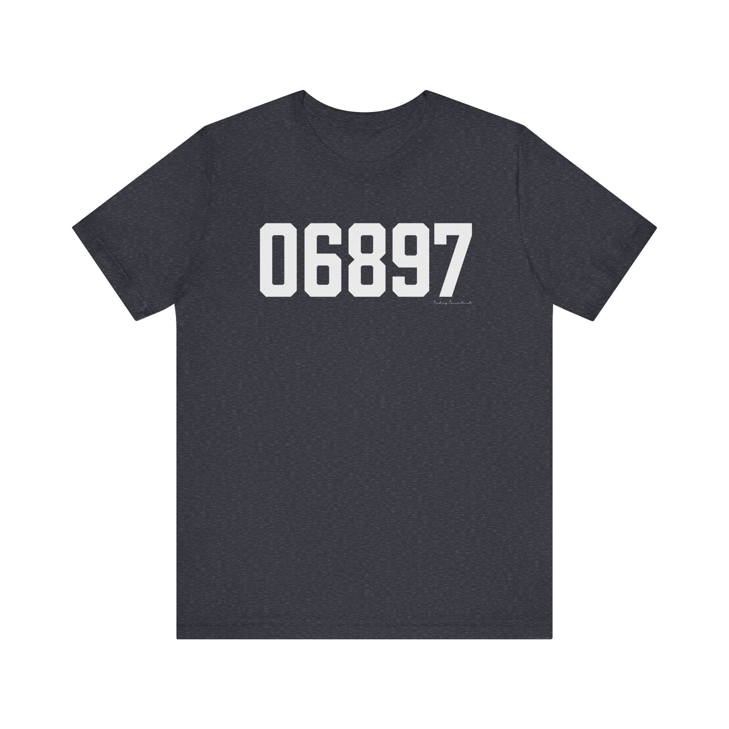 06897 Wilton CT Zip Code Unisex Jersey Short Sleeve T-Shirt