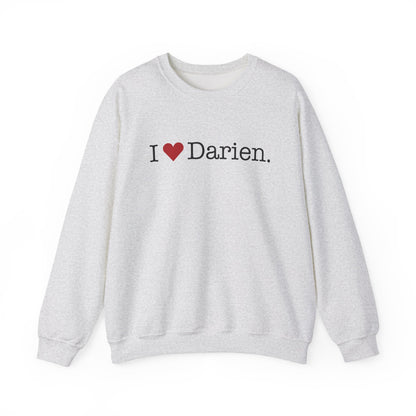 I Heart Darien. Unisex Heavy Blend™ Crewneck Sweatshirt