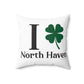 I Clover North Haven Spun Polyester Square Pillow
