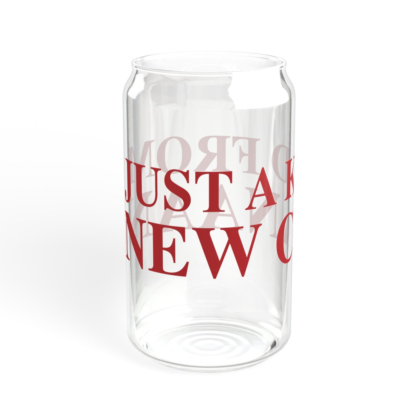Just a kid from New Canaan Sipper Glass, 16oz
