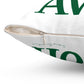 I Clover Avon Spun Polyester Square Pillow