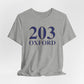 203 Oxford Unisex Jersey Short Sleeve T-Shirt