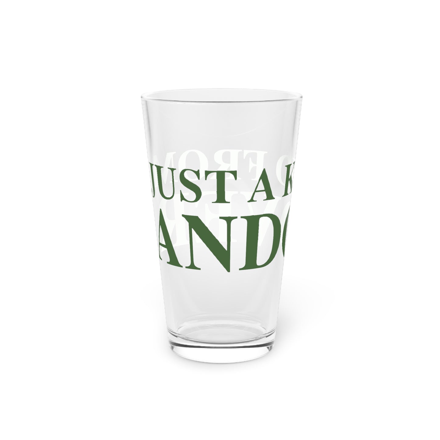 Just a kid from Andover Pint Glass, 16oz
