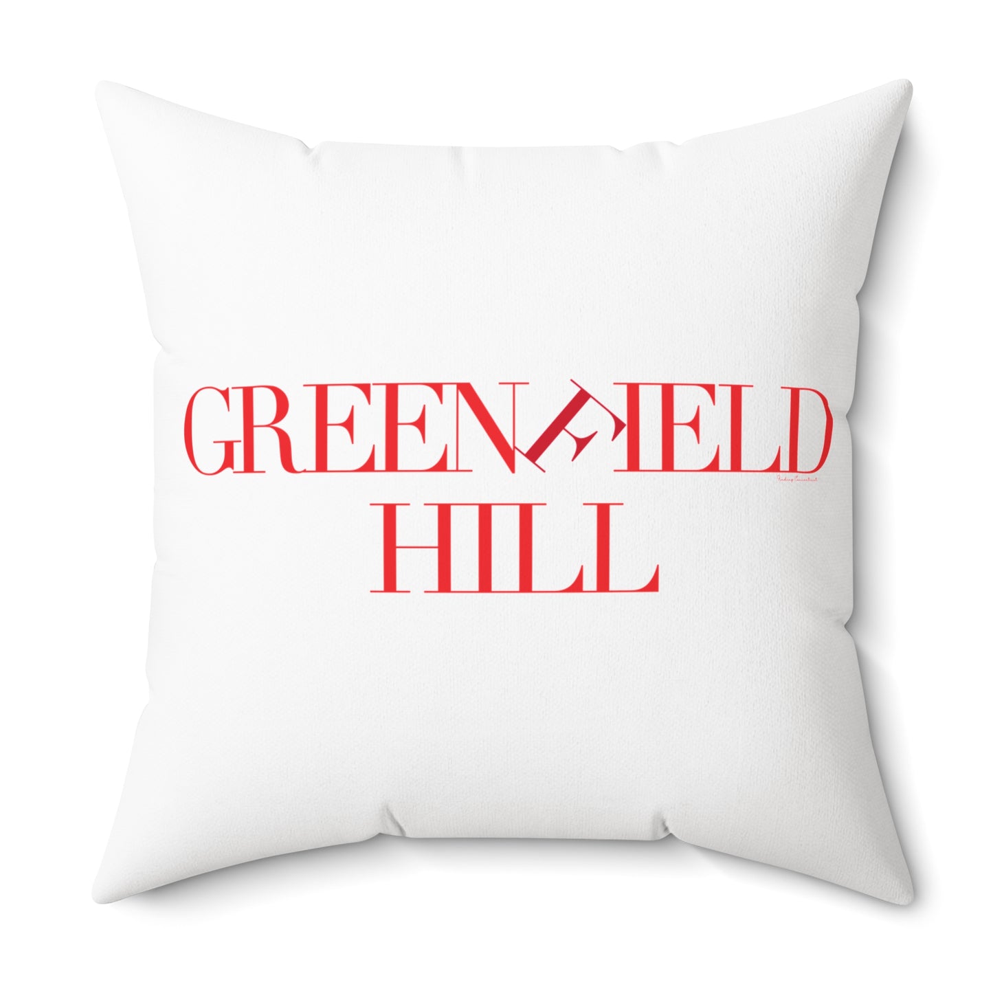 41 Tilt Greenfield Hill Spun Polyester Square Pillow