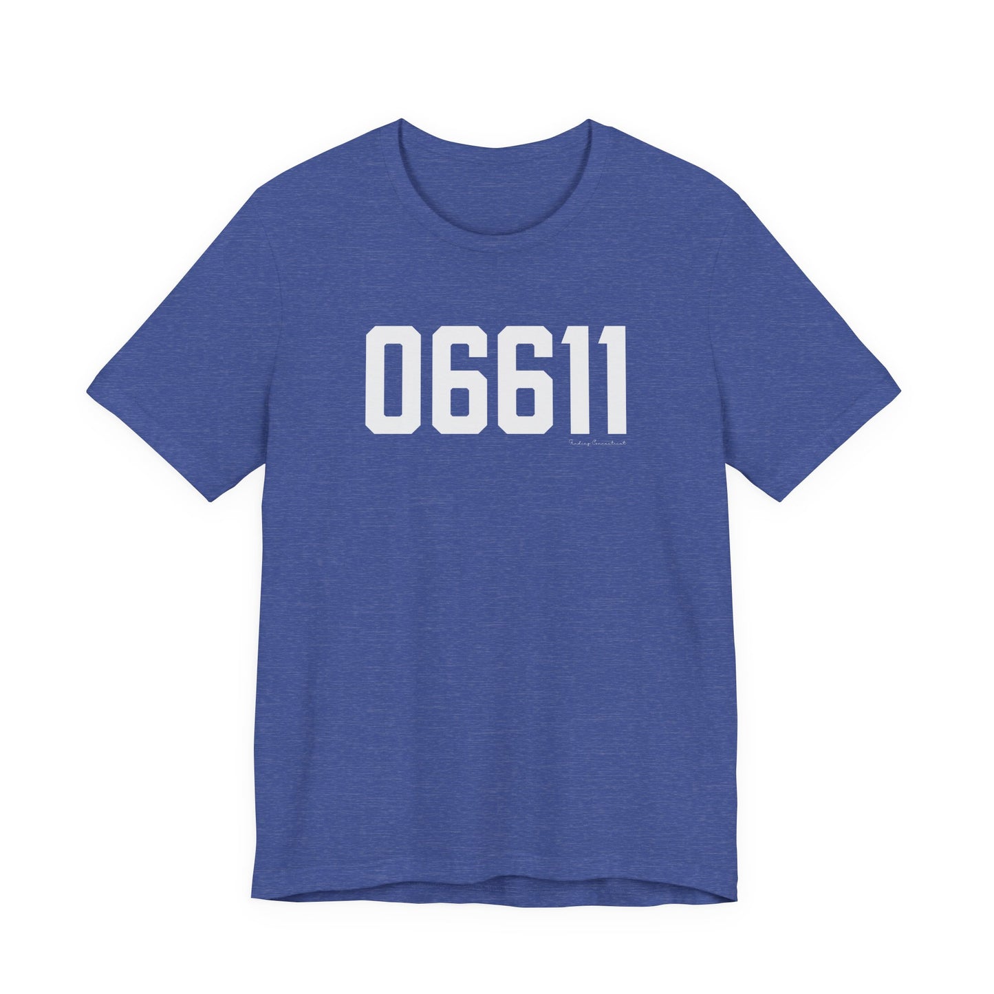 06611 Trumbull CT Zip Code Unisex Jersey Short Sleeve T-Shirt