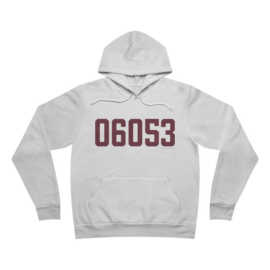 06053 New Britain Connecticut Zip Code Unisex Sponge Fleece Pullover Hoodie