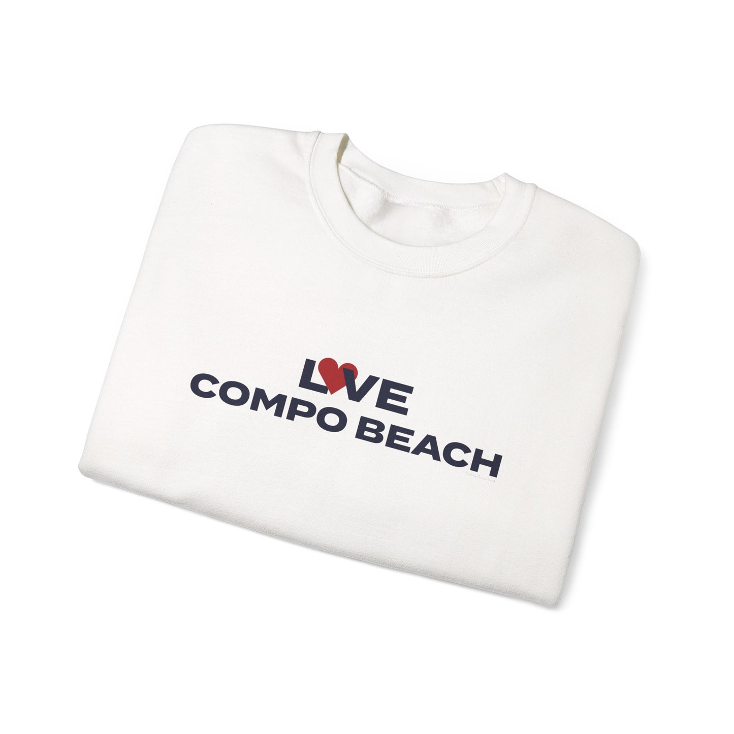 Love Compo Beach Unisex Heavy Blend™ Crewneck Sweatshirt