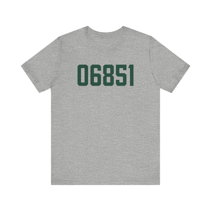 06851 Norwalk Connecticut Zip Code  Unisex Jersey Short Sleeve T-Shirt