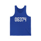 06374 Plainfield CT Zip Code Unisex Jersey Tank Top