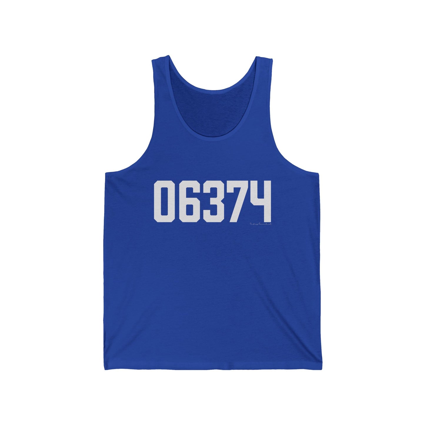 06374 Plainfield CT Zip Code Unisex Jersey Tank Top