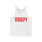 06824 Fairfield Connecticut Zip Code Unisex Jersey Tank Top