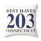 West Haven 203 Connecticut Polyester Square Pillow