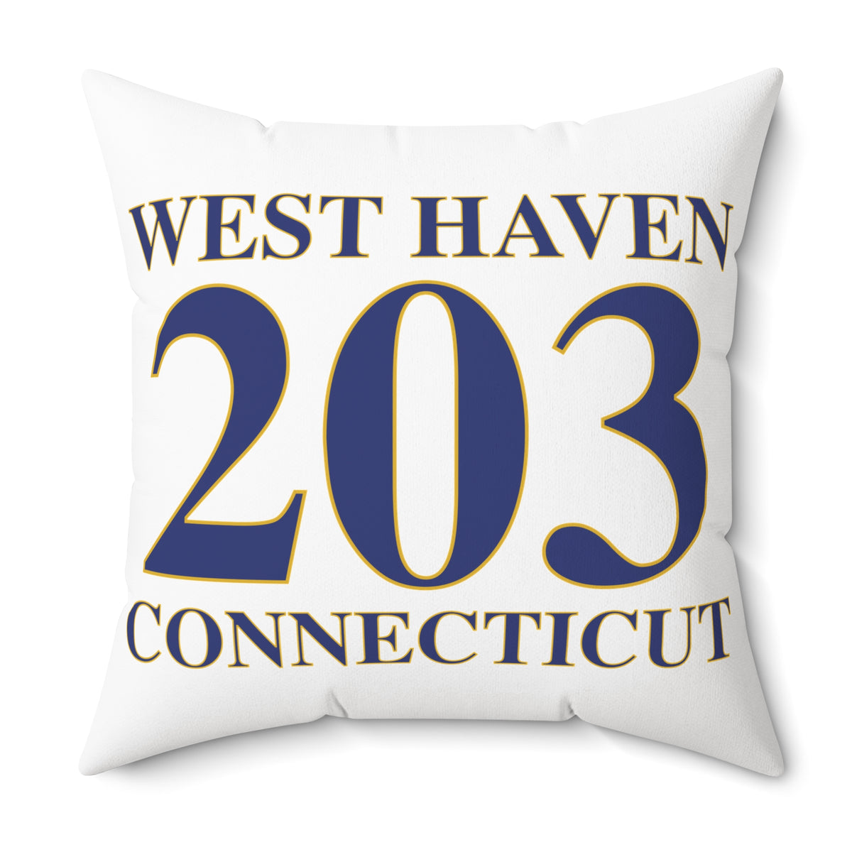 West Haven 203 Connecticut Polyester Square Pillow