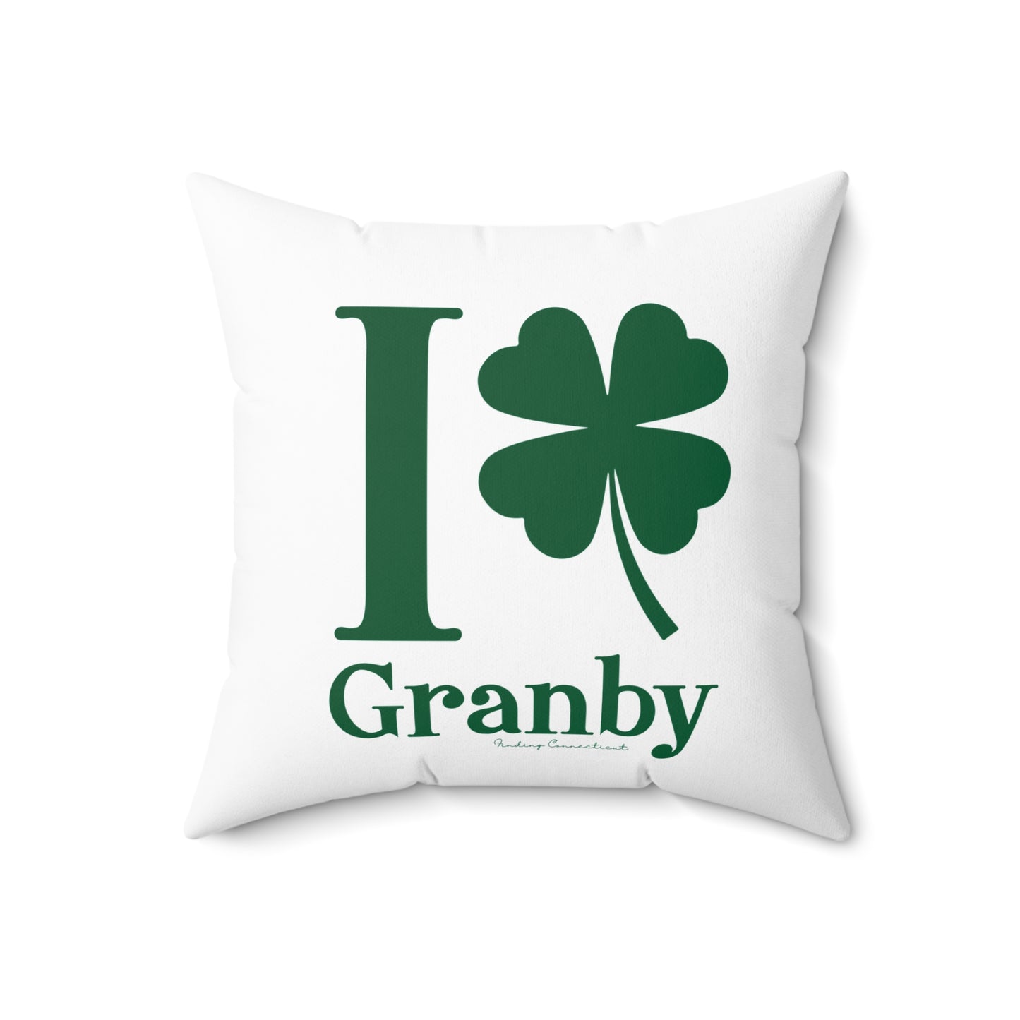I Clover Granby Spun Polyester Square Pillow