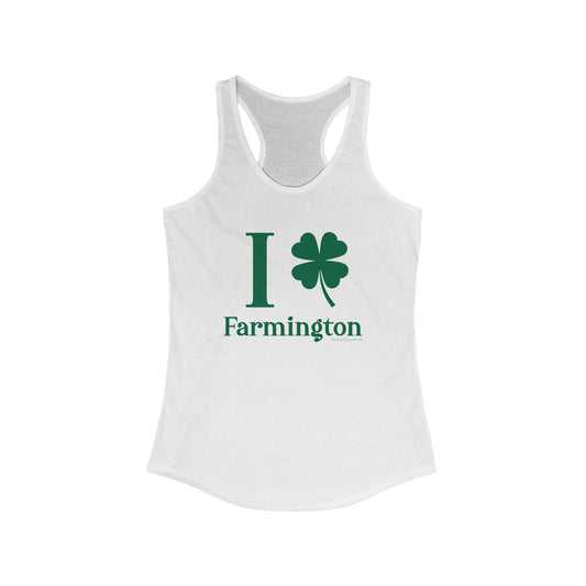 I Clover Farmington Women's Ideal Racerback Tank