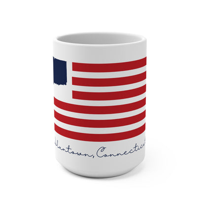 Voluntown Connecticut Flag Mug 15oz