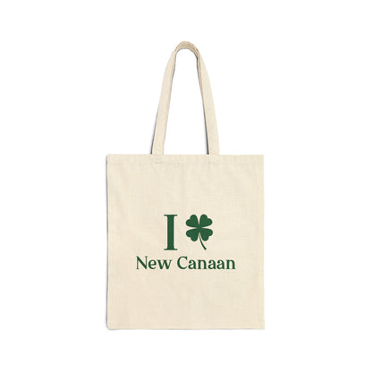 I Clover New Canaan Cotton Canvas Tote Bag