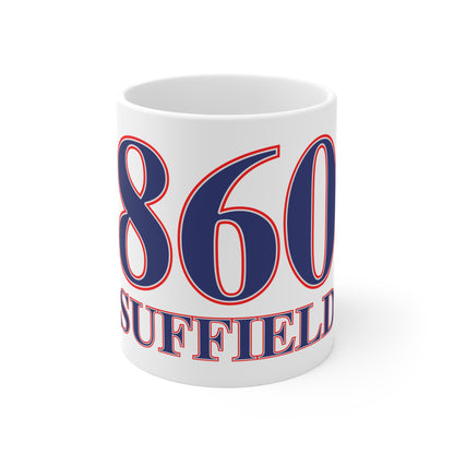 860 Suffield Red, White & Blue Mug 11oz