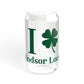 I Clover Windsor Locks Sipper Glass, 16oz