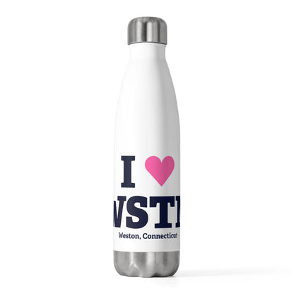 I Heart WSTN 20oz Insulated Bottle