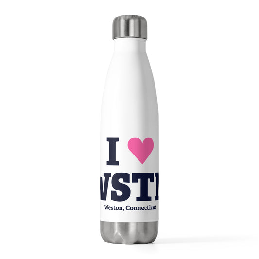 I Heart WSTN 20oz Insulated Bottle