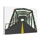 Saugatuck Bridge Lights Matte Canvas, Stretched, 1.25"
