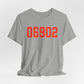 06902 Stamford Connecticut Zip Code Unisex Jersey Short Sleeve T-Shirt