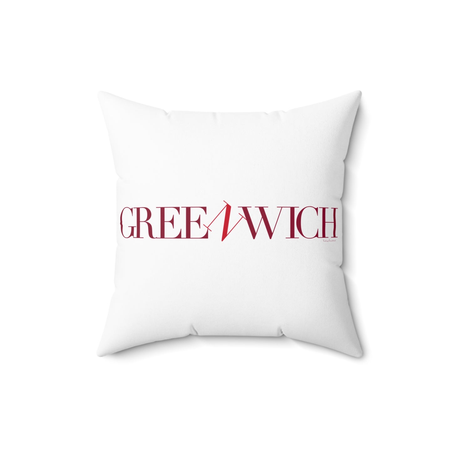 41 Tilt Greenwich Spun Polyester Square Pillow