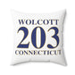 Wolcott 203 Connecticut Polyester Square Pillow