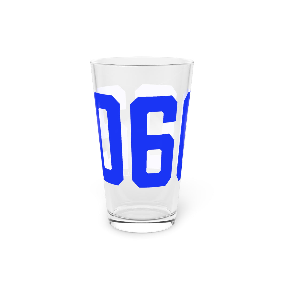 06002 Bloomfield Connecticut Zip Code Pint Glass, 16oz