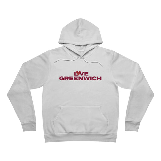 Love Greenwich Unisex Sponge Fleece Pullover Hoodie