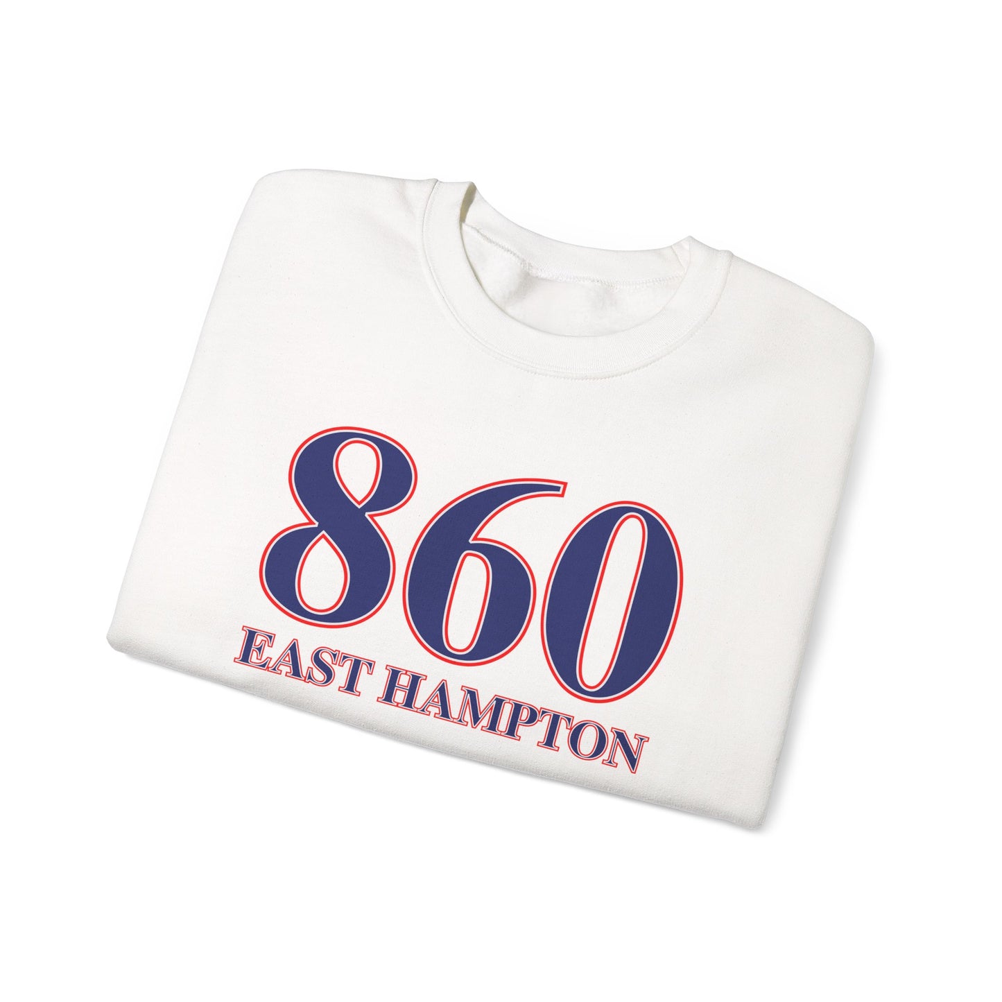 860 East Hampton Red White & Blue Unisex Heavy Blend™ Crewneck Sweatshirt
