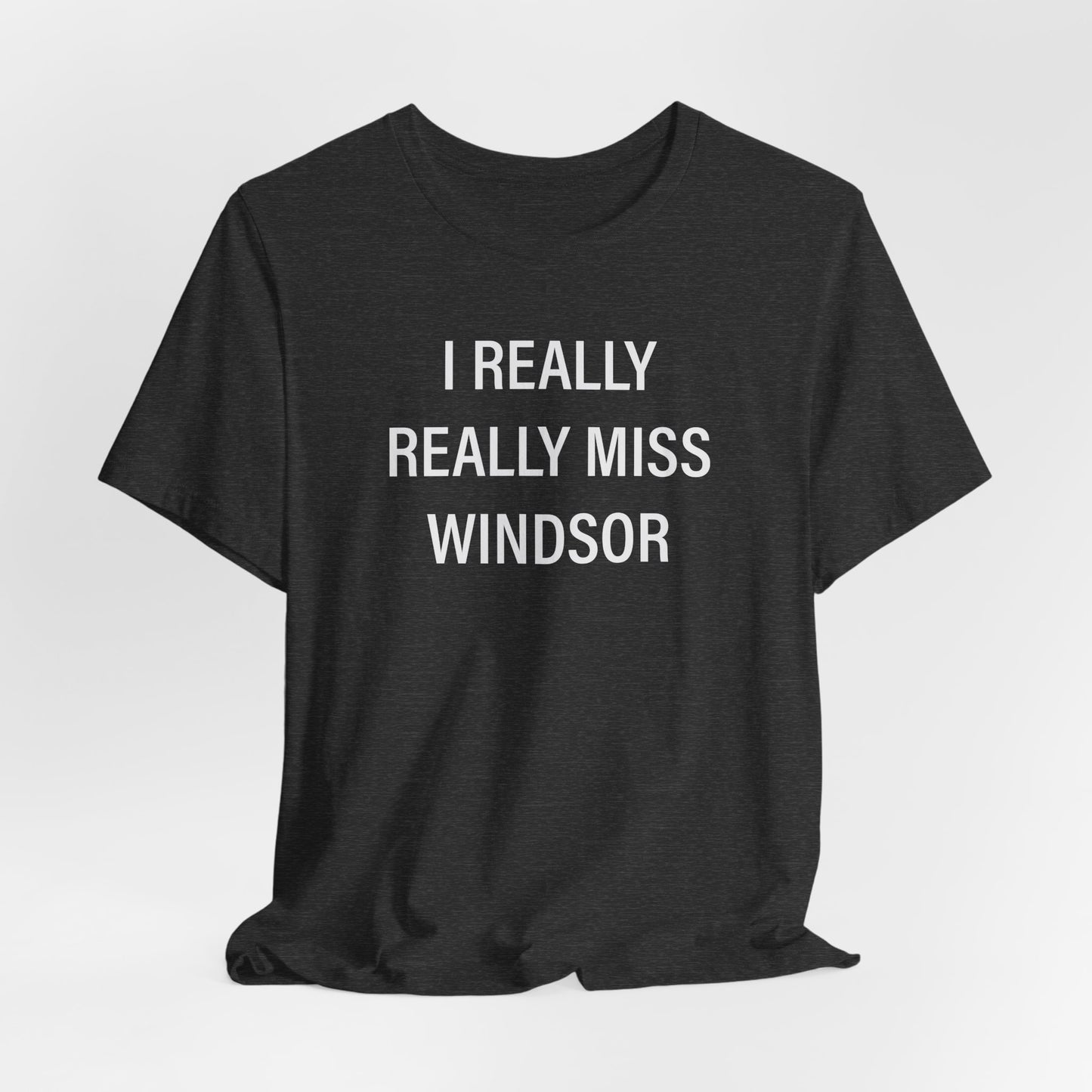 I Really Really Miss Windsor Unisex Jersey Short Sleeve Tee