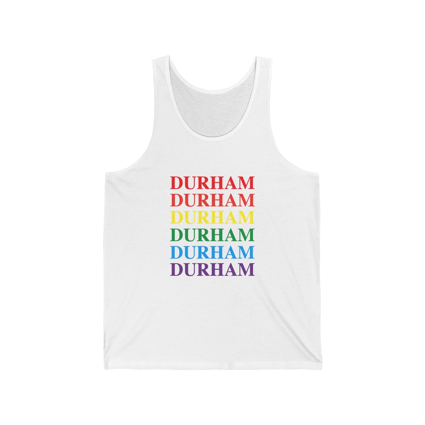 Durham Pride Unisex Jersey Tank