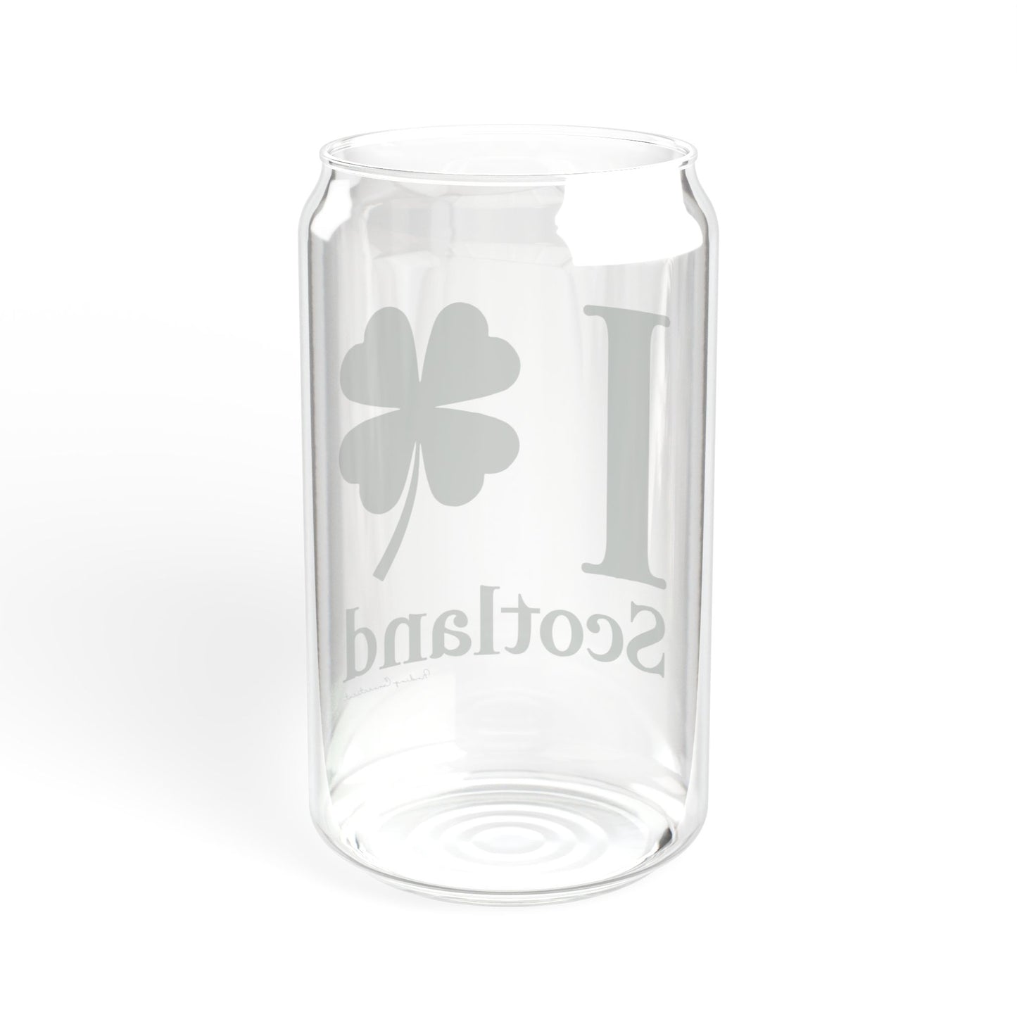I Clover Scotland Sipper Glass, 16oz