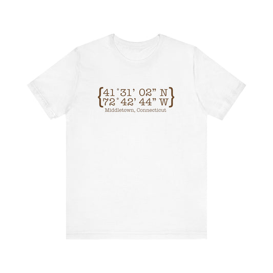 Middletown Coordinates Unisex Jersey Short Sleeve Tee