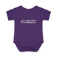 Just a kid from Woodbridge Infant Baby Rib Bodysuit