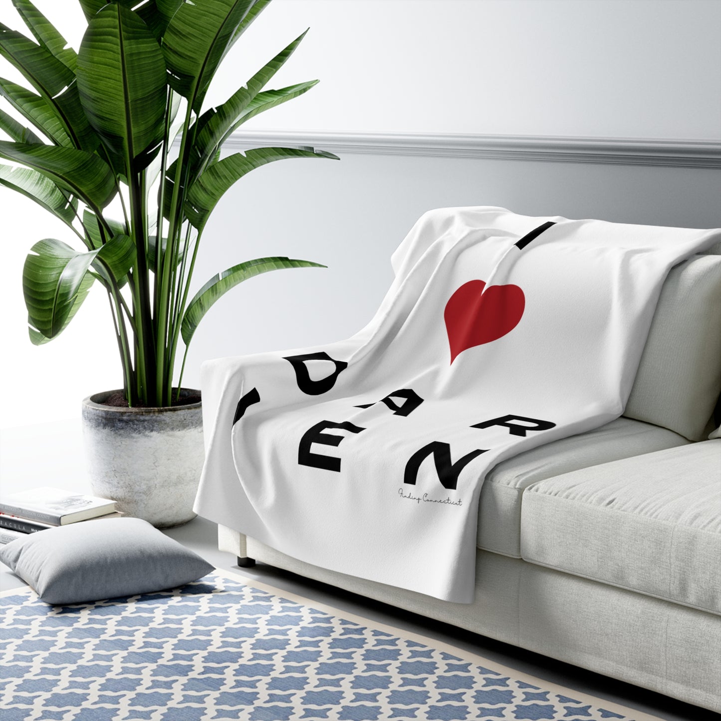 Darien Vision Sherpa Fleece Blanket