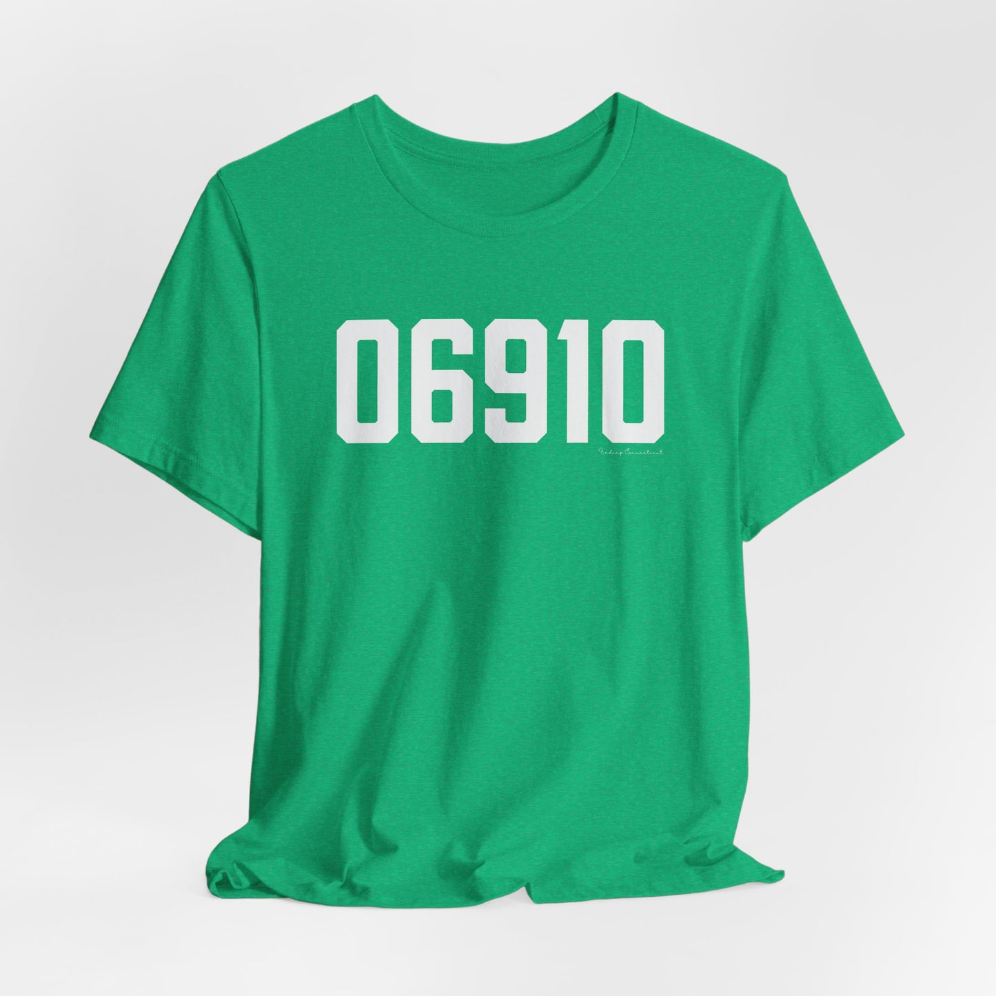 06910 Stamford CT Zip Code Unisex Jersey Short Sleeve T-Shirt