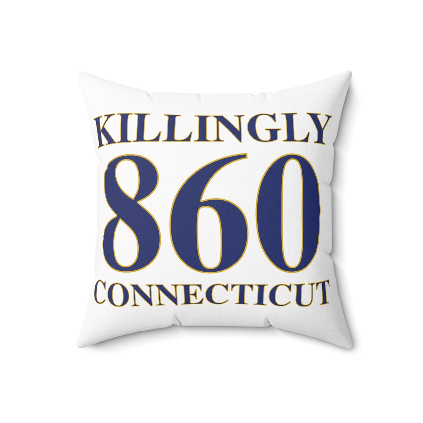 Killingly 860 Connecticut Spun Polyester Square Pillow