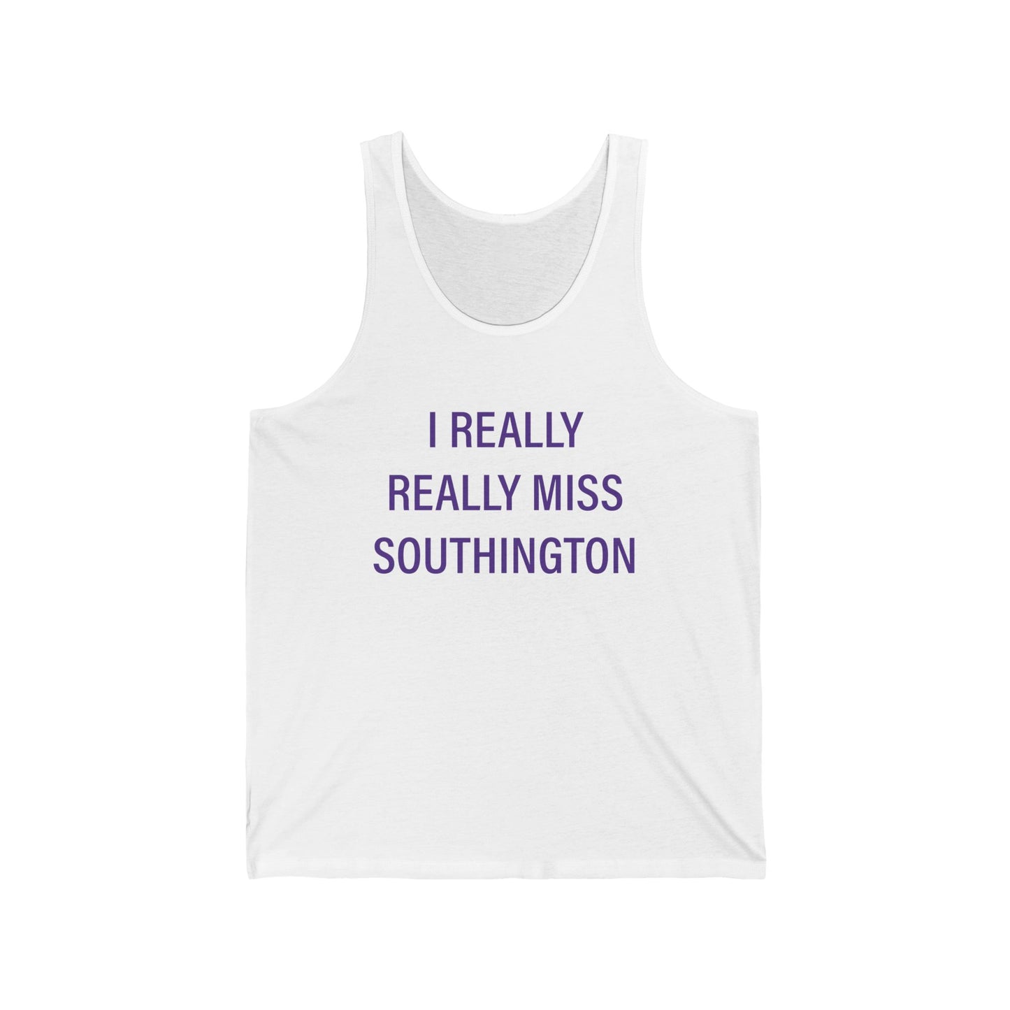 I Really Really Miss Southington Unisex Jersey Tank