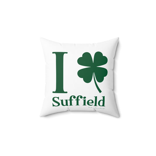 I Clover Suffield Spun Polyester Square Pillow