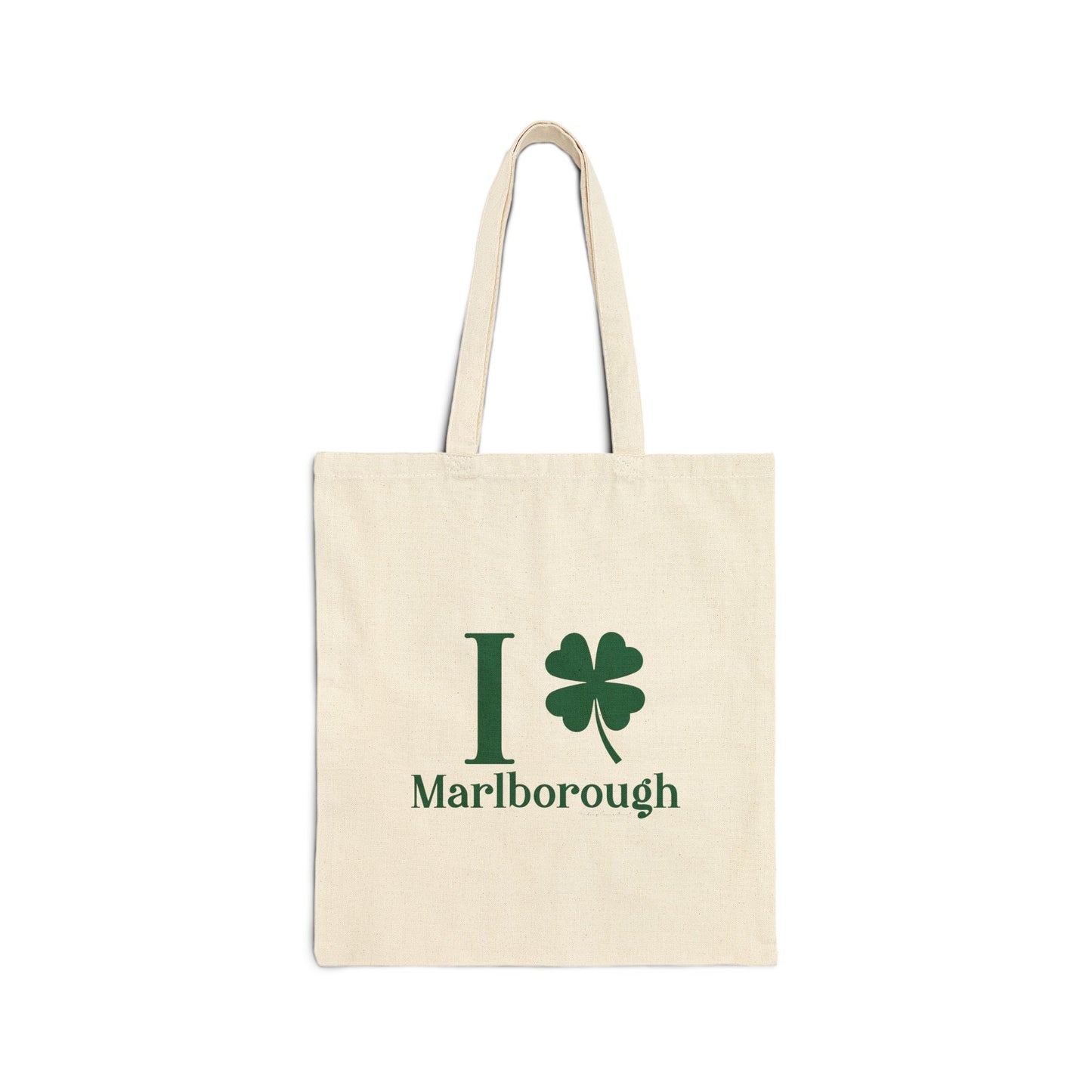 I Clover Marlborough Cotton Canvas Tote Bag